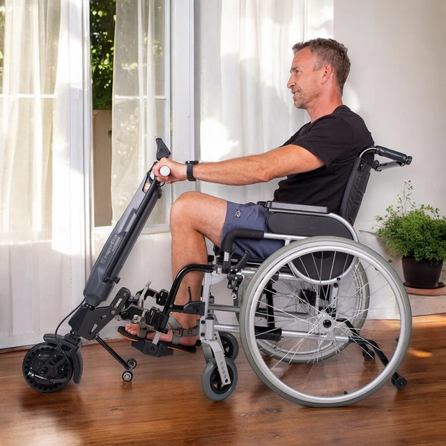 Prídavný elektrický pohon pre invalidné vozíky inSPORTline Oppatia - 2.akosť