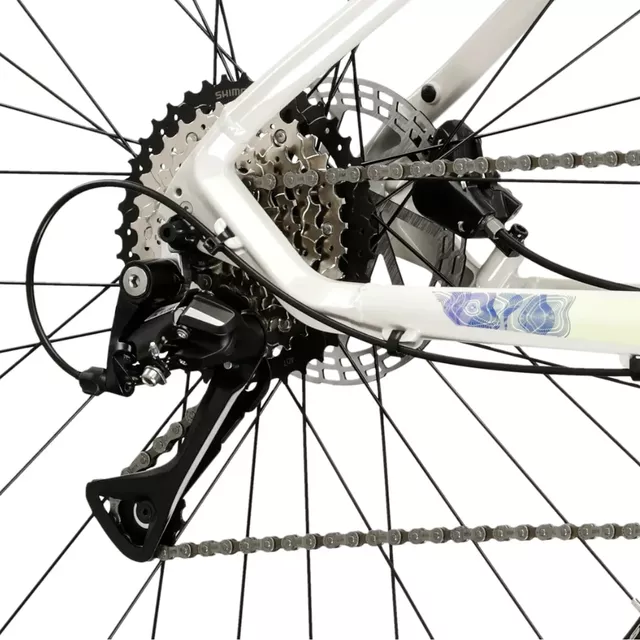Dámsky crossový bicykel Kross Evado 4.0 28" Gen 007 - šedá / námornícka modrá / lesk