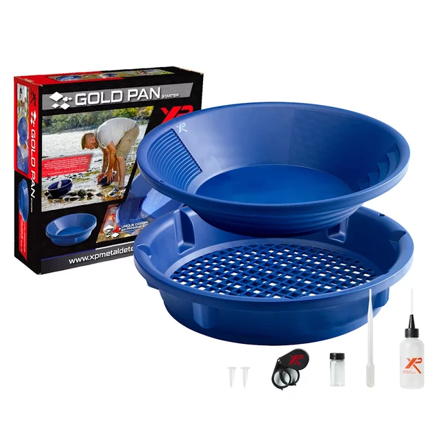 Set ryžovacích panvíc XP Metal Detectors Gold Pan Starter Kit
