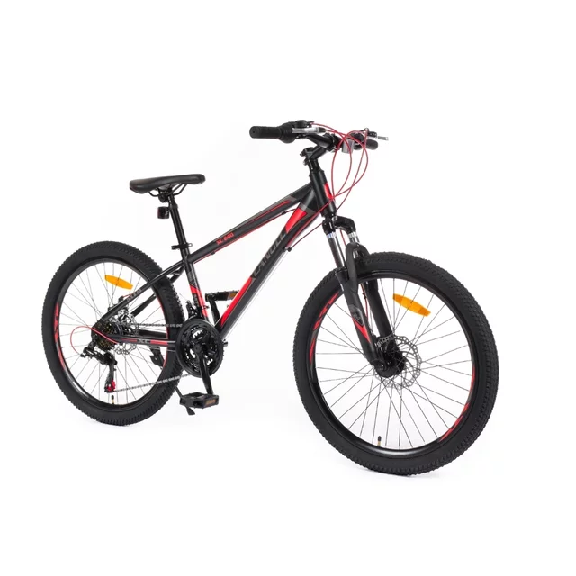 Juniorský bicykel Canull XC 240 24" - model 2026 - čierna/červená