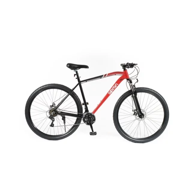 Pánsky horský bicykel Olpran ASTACUS Man 29" - šedá/tmavo červená - tmavo červená/čierna