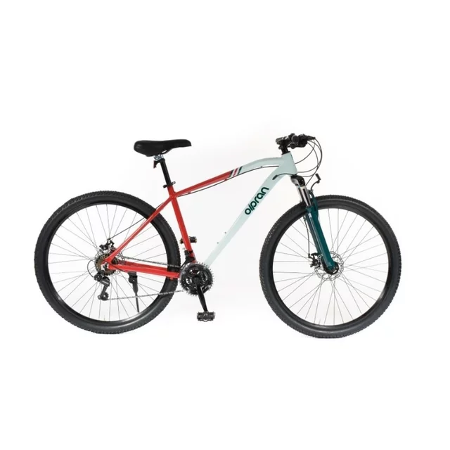 Pánsky horský bicykel Olpran ASTACUS Man 29" - šedá/tmavo červená - šedá/tmavo červená