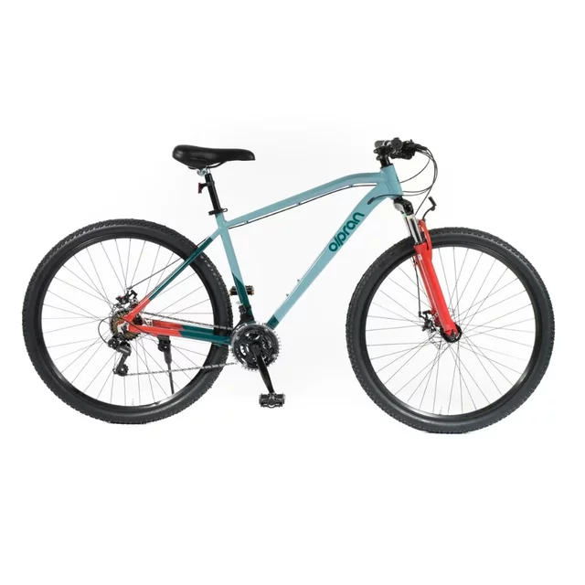 Horský bicykel Olpran CANIS Man 29" - biela/tmavá petrolejová/tmavo červená