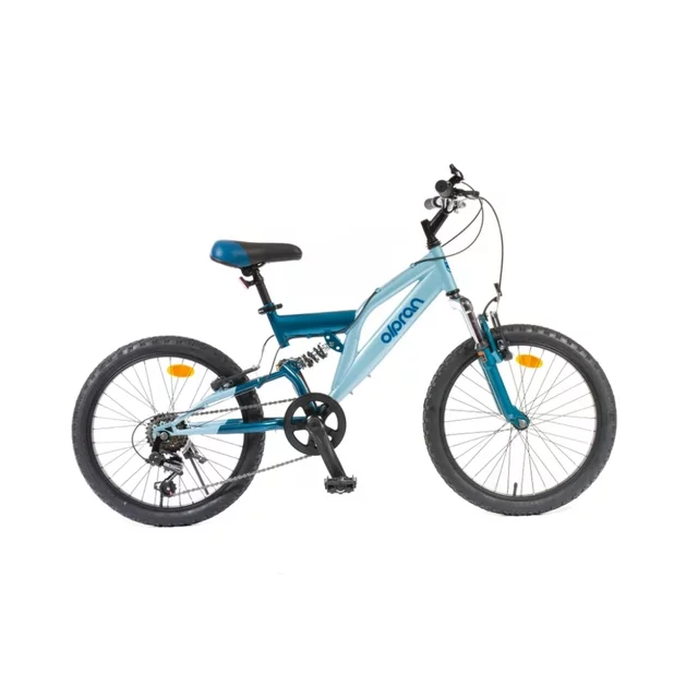 Detský celoodpružený bicykel Olpran Vipera 20" • 120-135 cm - modrá