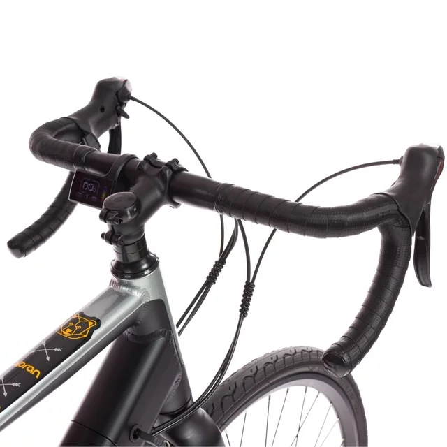 Gravel elektrobicykel Olpran e-Gravel 28" 360Wh - model 2026 • dojazd až 90 km - modro-tyrkysová