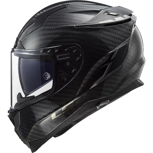 Moto prilba LS2 FF327 Challenger C Carbon Solid - Black