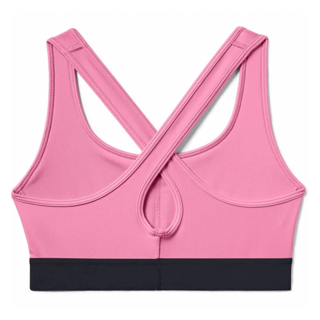 Dámska športová podprsenka Under Armour Mid Crossback - Lipstick