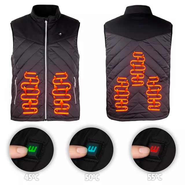 Pánska vyhrievaná vesta inSPORTline WARMhim