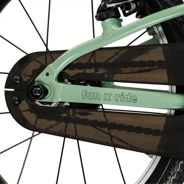 Detský bicykel Kross Liftie 16" - model 2025 - zelená / čierna / matný
