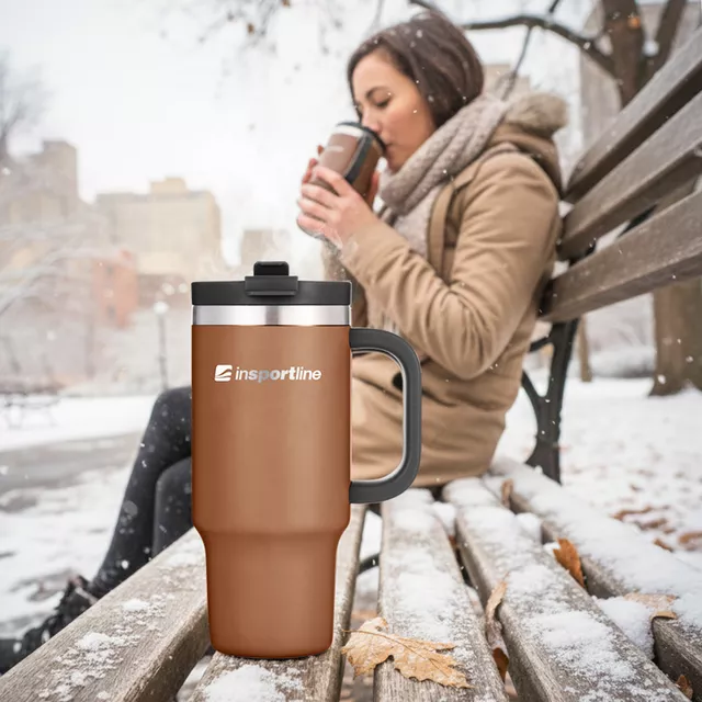 Termohrnček inSPORTline Natticino 470 ml - modrá