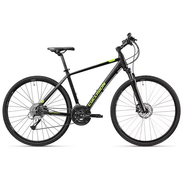 Pánsky crossový bicykel Cyclision Zodin 3 MK-II 28" - Sharp Green - Midnight Lime