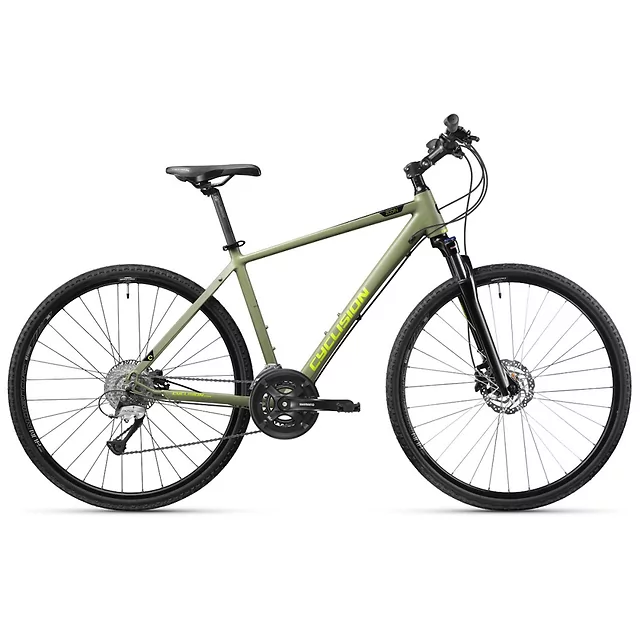 Pánsky crossový bicykel Cyclision Zodin 3 MK-II 28" - Sharp Green - Flash Army