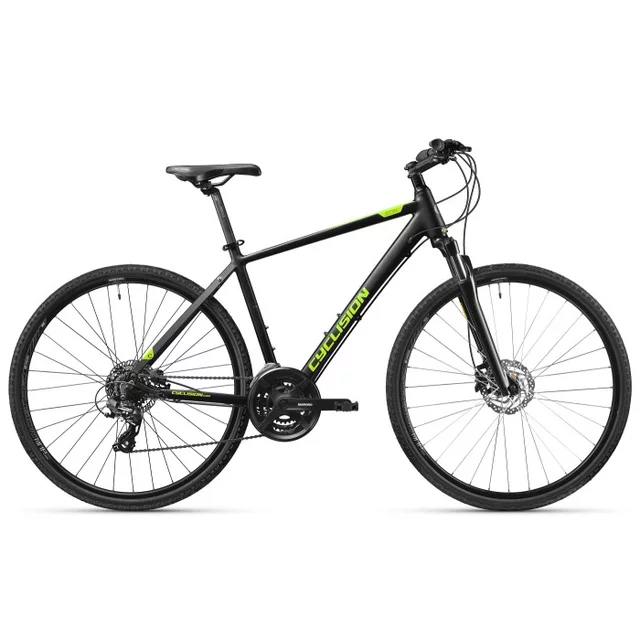 Pánsky crossový bicykel Cyclision Zodin 4 MK-II 28" - model 2026 - Azure Steel - Midnight Lime