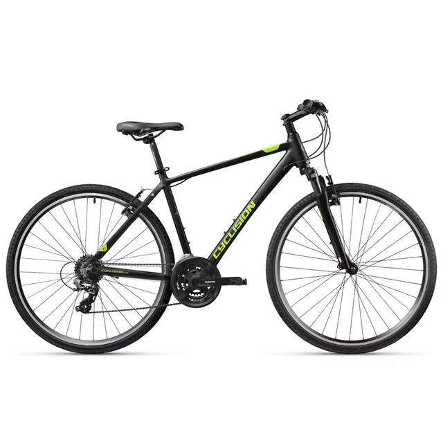 Pánsky crossový bicykel Cyclision Zodin 5 MK-II 28" - Azure Steel - Midnight Lime