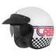 Moto prilba Cassida Oxygen Rondo 2.0 biela perleť/červená/modrá/čierna