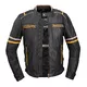Pánska kožená moto bunda W-TEC Traction - čierna