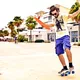 Pennyboard Street Surfing Beach Board - Summer Sun, žltý