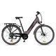 Mestský elektrobicykel inSPORTline ISL Eclion 648 Wh 28" - model 2026 - Velour Red - Deep Coffee