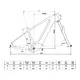 Dámsky horský elektrobicykel KELLYS TAYEN R10 Air P 725Wh 29" - model 2025 - Rose Gold