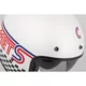 Moto prilba Cassida Oxygen Rondo 2.0 biela perleť/červená/modrá/čierna