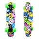 Pennyboard WORKER Colory 22" - Acid Rainbow (dúhová) - Angry Green (žlto-zelená)