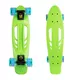 Pennyboard WORKER Bony 22" so svietiacimi kolieskami - zelená - zelená