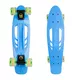 Pennyboard WORKER Bony 22" so svietiacimi kolieskami - zelená