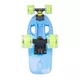 Pennyboard WORKER Bony 22" so svietiacimi kolieskami - zelená