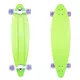 Plastový longboard WORKER Pike 36" so svietiacimi kolieskami - zelená