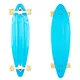 Plastový longboard WORKER Pike 36" so svietiacimi kolieskami - zelená - modrá