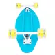 Plastový longboard WORKER Pike 36" so svietiacimi kolieskami - zelená