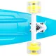Plastový longboard WORKER Pike 36" so svietiacimi kolieskami - zelená