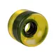 Priehľadné koliesko na pennyboard 60*45 mm - modrá - žltá