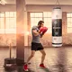 Boxovacie vrece inSPORTline Robkin 35x120cm / 33kg - čierno-biela