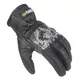 Dámske kožené moto rukavice W-TEC Polcique - čierno-biela - čierno-biela