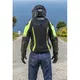 Letná airbagová bunda Helite Vented Hivis, mechanická s trhačkou - zeleno-žltá