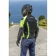 Letná airbagová bunda Helite Vented Hivis, mechanická s trhačkou - zeleno-žltá