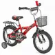 Detský bicykel DHS Kid Racer 1401 14" - modrá - červená
