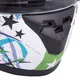 Detská integrálna prilba W-TEC FS-815G Tagger Green - bielo-zelená s grafikou