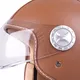 Helma na skúter W-TEC FS-701B Leather Brown
