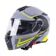Výklopná moto prilba W-TEC V271 - čierno-šedá