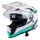 Moto prilba W-TEC V331 - čierno-modro-oranžová