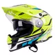 Moto prilba W-TEC V331 - čierno-modro-oranžová