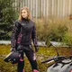 Dámske moto nohavice W-TEC Kaajla - čierno-biela