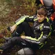 Pánske moto nohavice W-TEC Rusnac - čierno-zelená