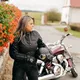 Dámske moto jeansy W-TEC C-2011 čierne - čierna