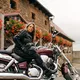 Dámske moto jeansy W-TEC C-2011 čierne - čierna