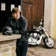 Pánske moto jeansy W-TEC A-1013 - čierna