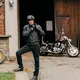 Pánske moto jeansy W-TEC A-1013 - čierna