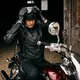 Pánske moto jeansy W-TEC A-1013 - čierna